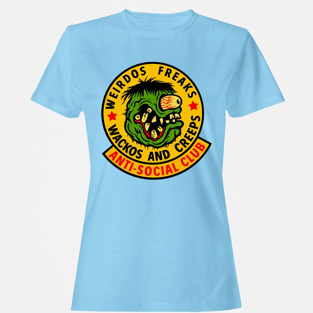 Women's T-Shirt - N8KFRK3Y - Light Blue - 8