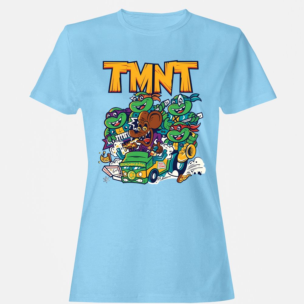 Women's T-Shirt - CDHT4JYP - Light Blue - 8