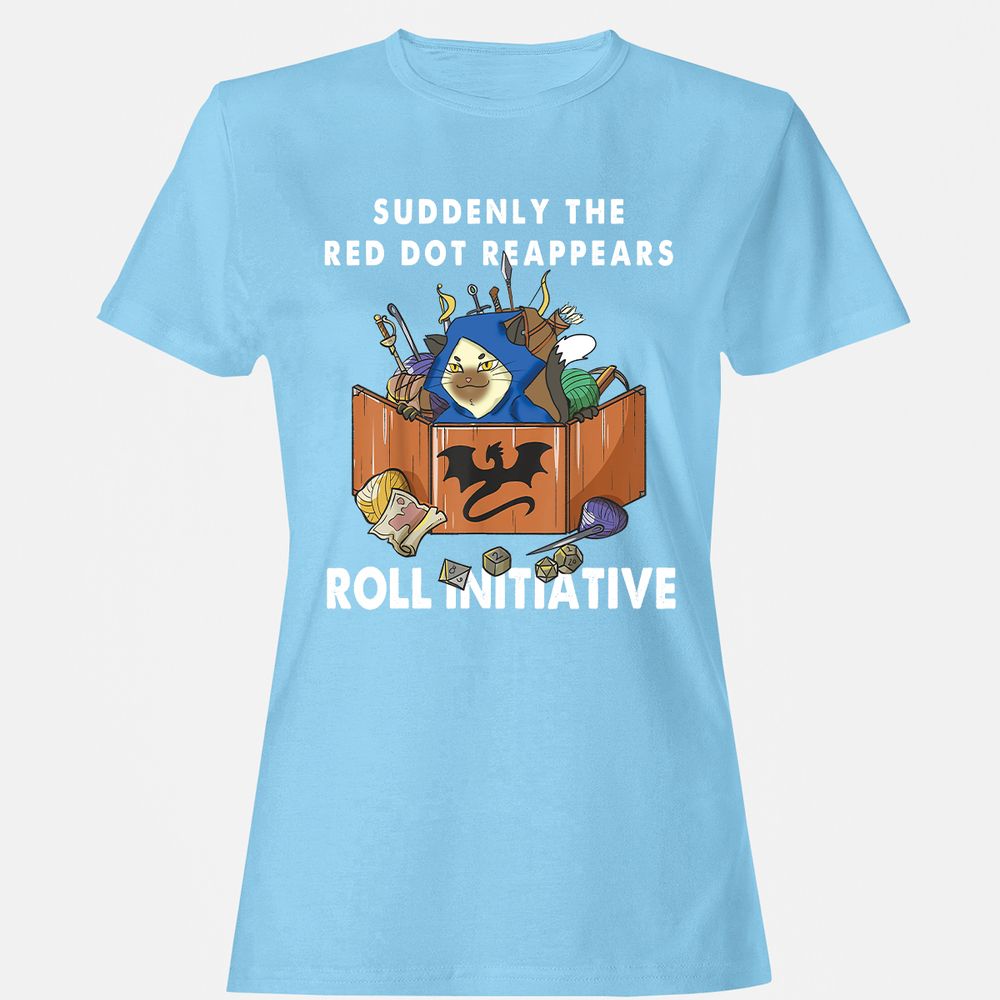 Women's T-Shirt - D7CNHXC9 - Light Blue - 8