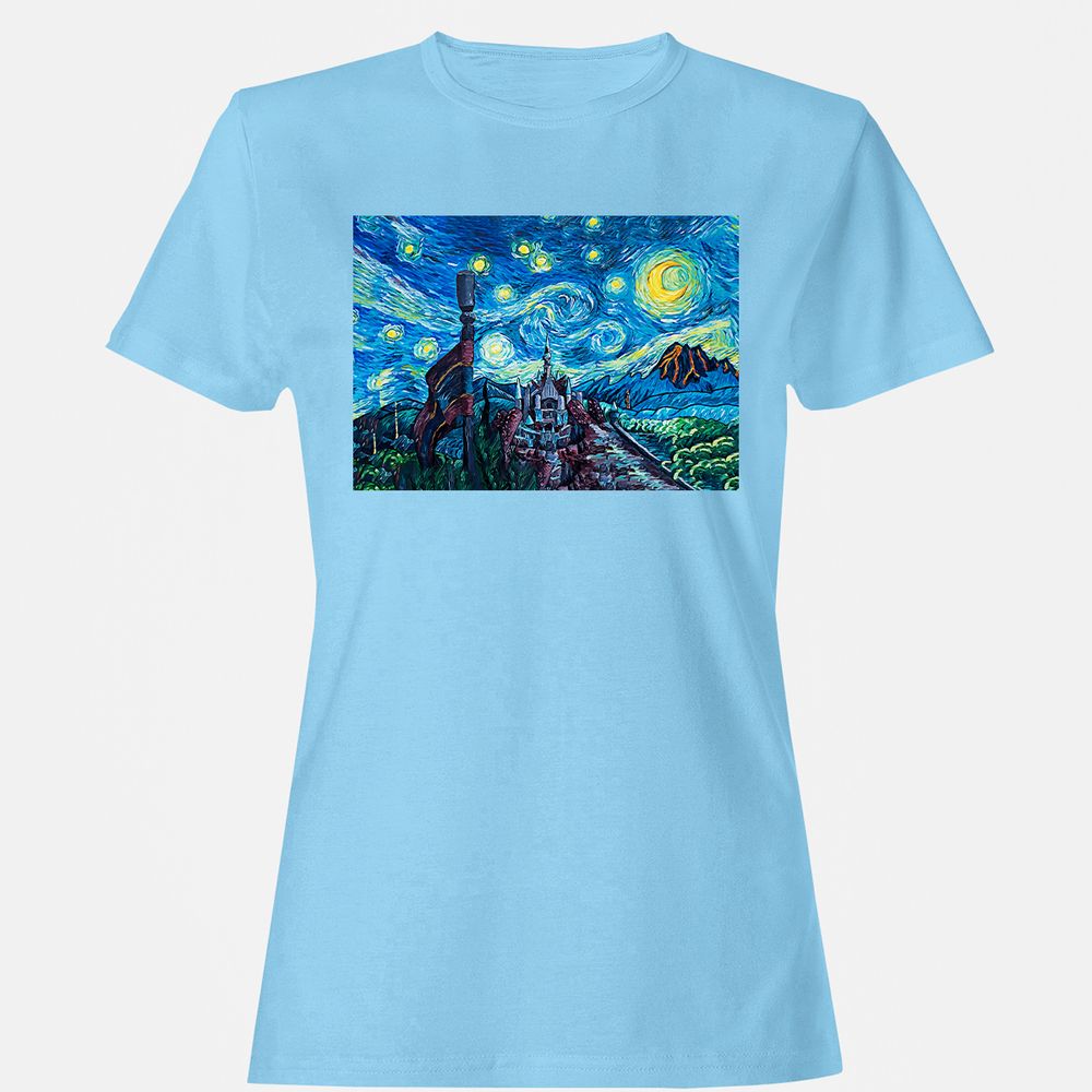 Women's T-Shirt - LH35PM3Q - Light Blue - 8
