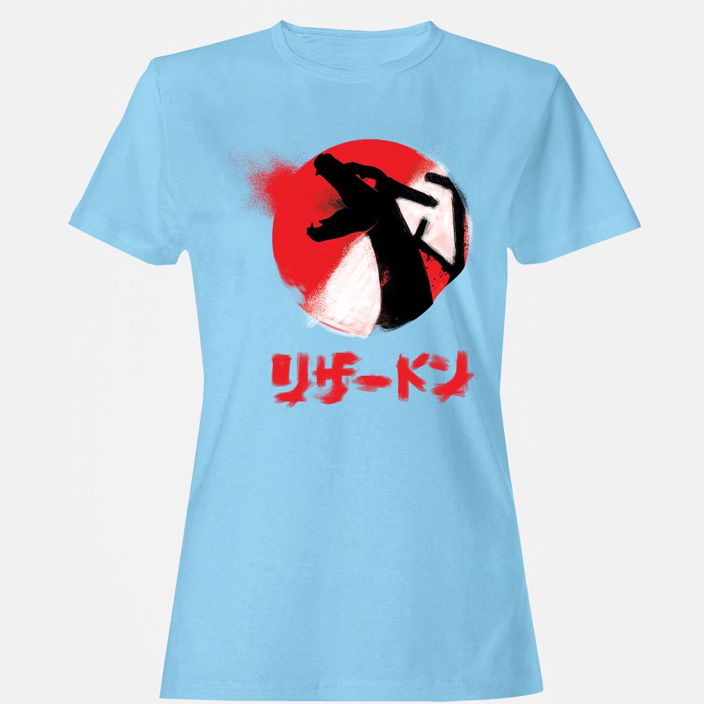 Women's T-Shirt - B5UZ6PCW - Light Blue - 8