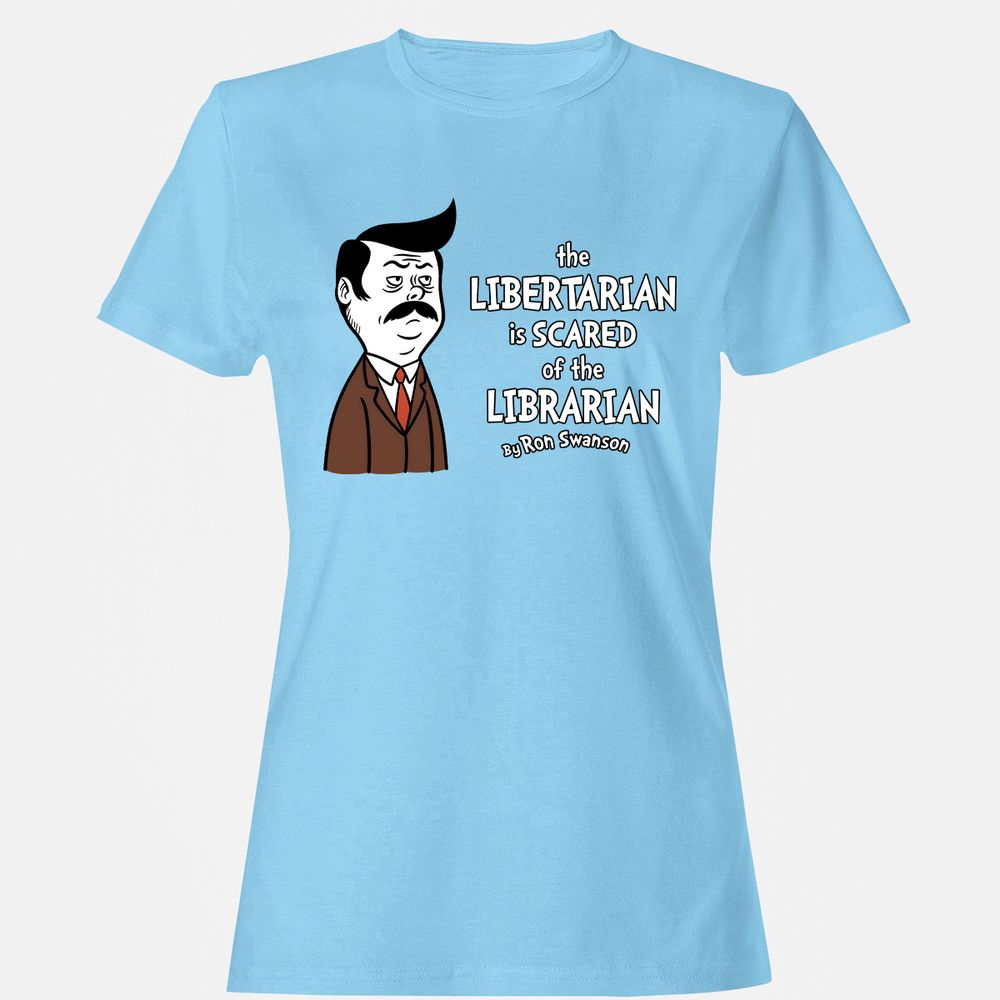 Women's T-Shirt - XQ5XZMMD - Light Blue - 8