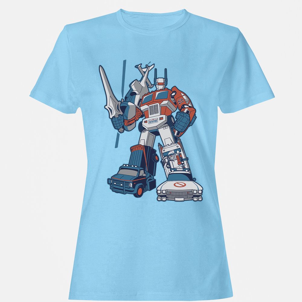 Women's T-Shirt - PF2CQYXD - Light Blue - 8