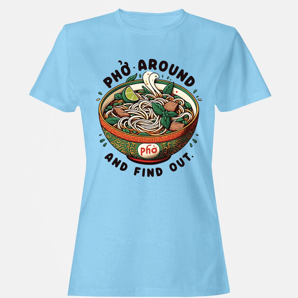Women's T-Shirt - 77GE4T78 - Light Blue - 8