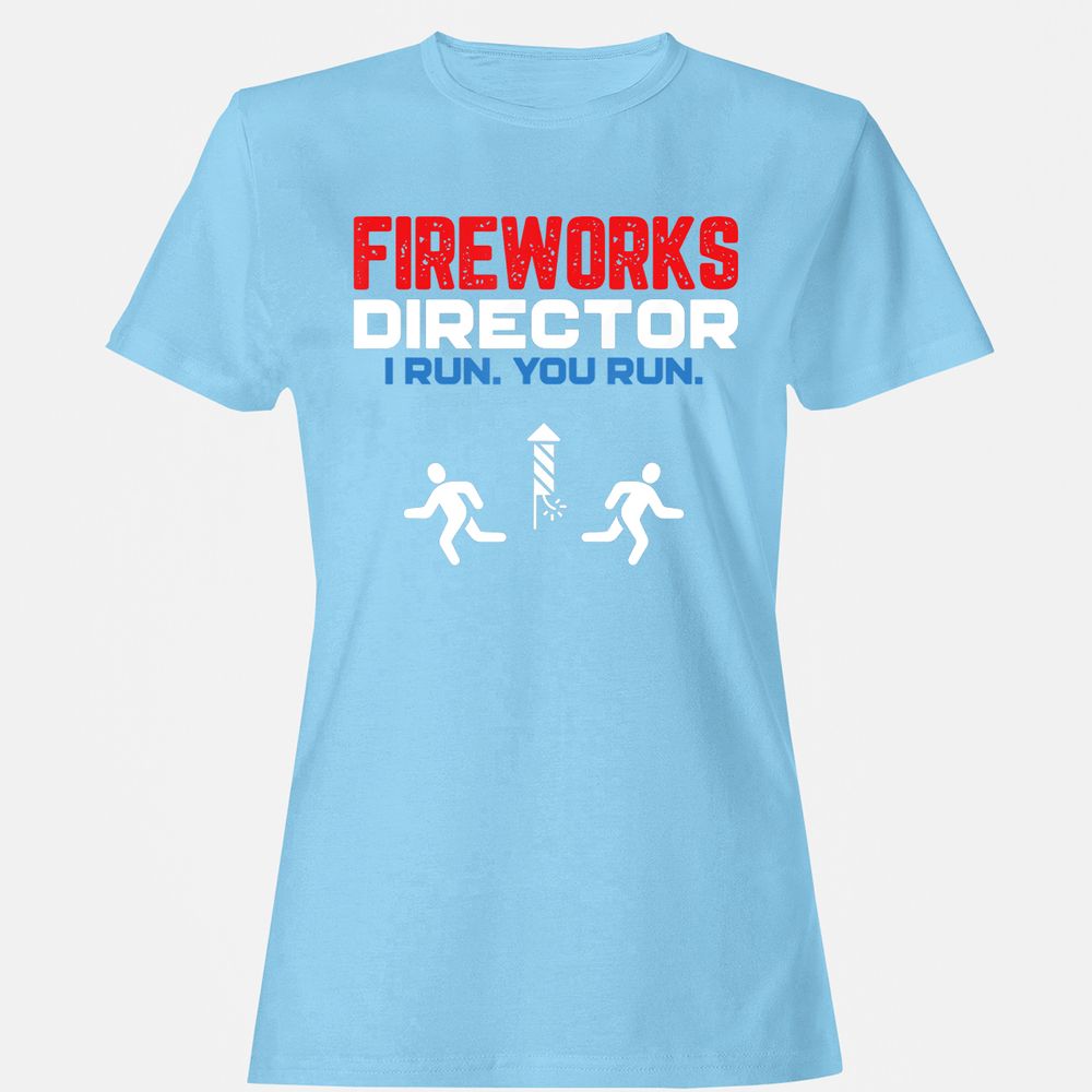 Women's T-Shirt - FU4KUHHQ - Light Blue - 8