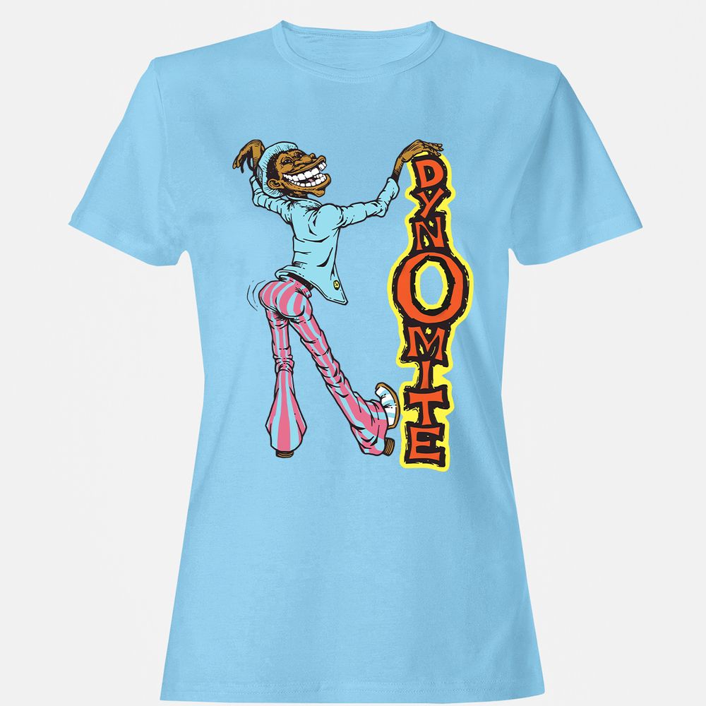Women's T-Shirt - JGGZQHKT - Light Blue - 8