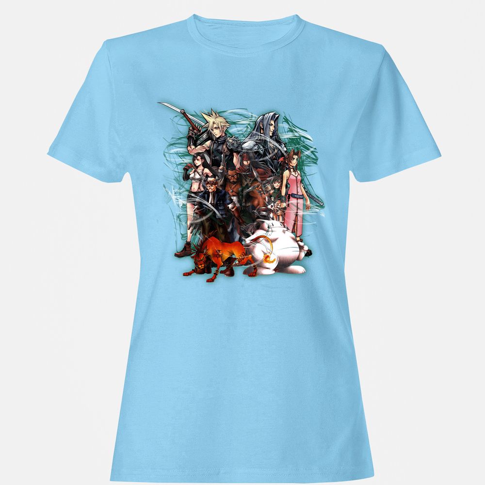 Women's T-Shirt - P196GE99 - Light Blue - 8