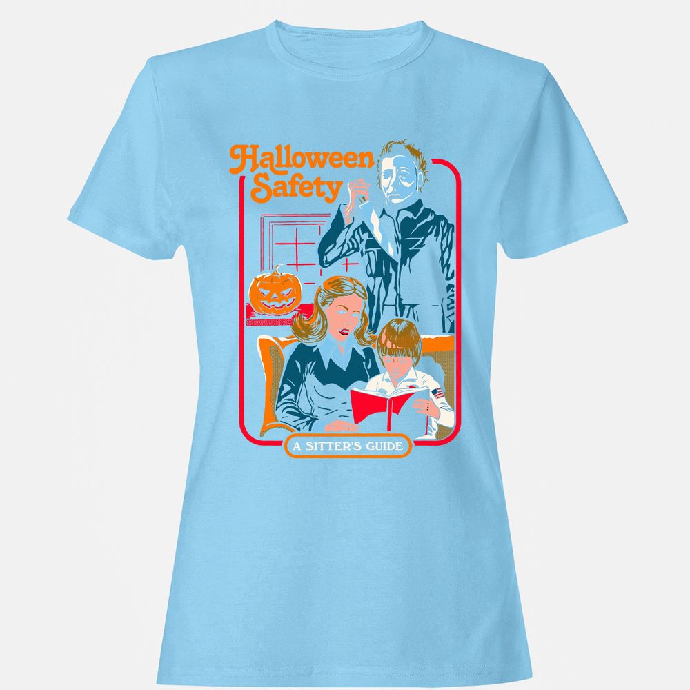 Women's T-Shirt - SQC631PK - Light Blue - 8