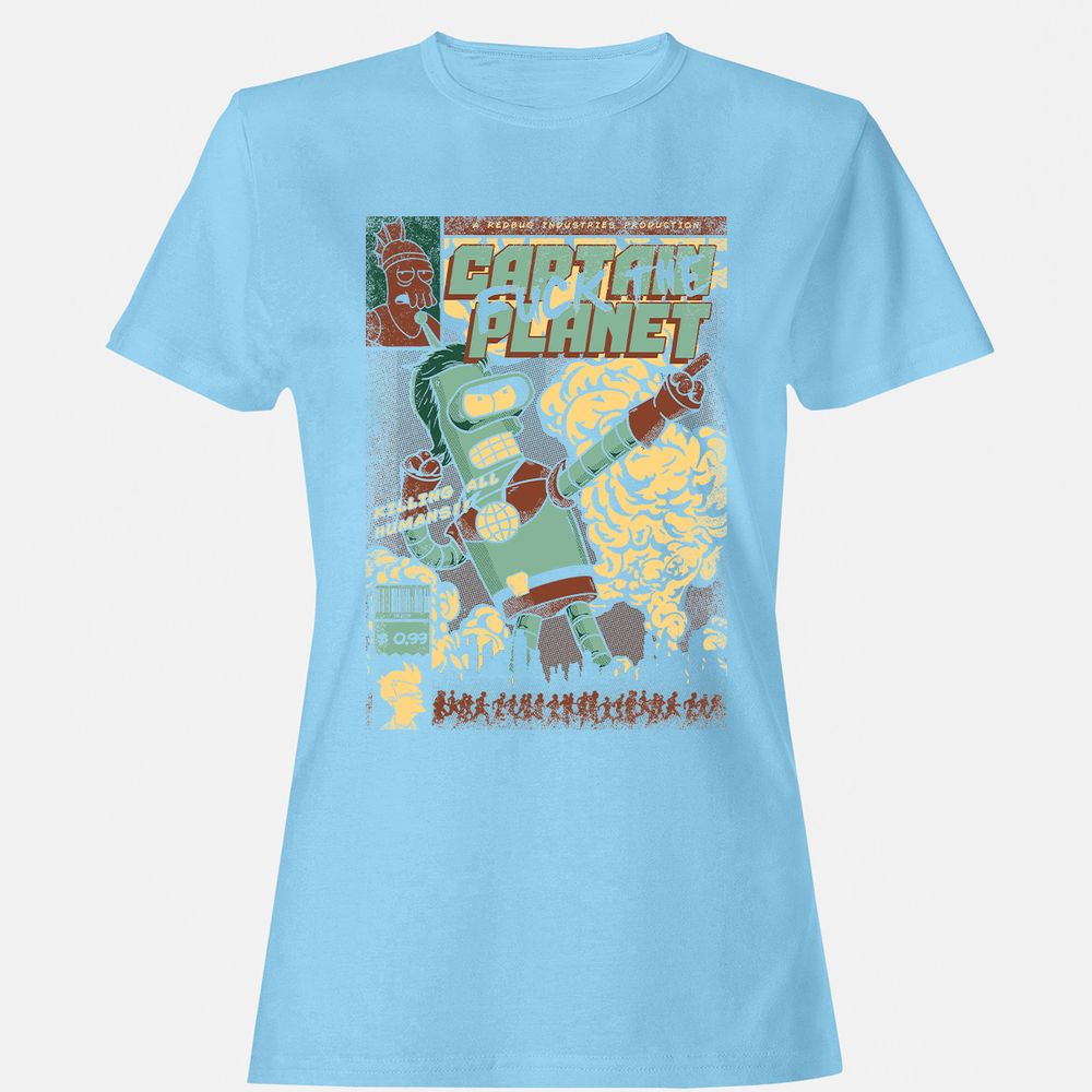 Women's T-Shirt - YLKNB754 - Light Blue - 8