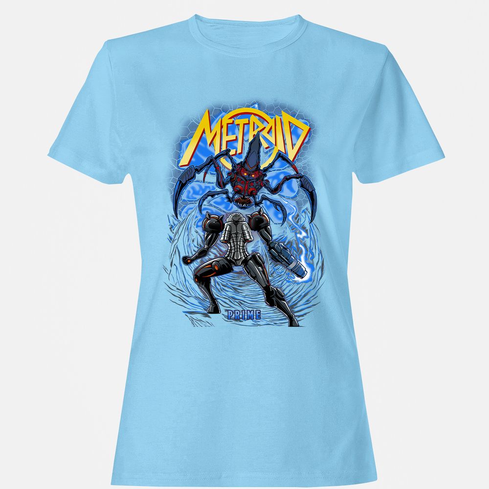 Women's T-Shirt - AKLNHPG9 - Light Blue - 8