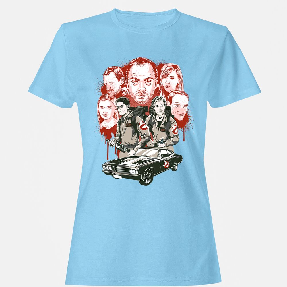 Women's T-Shirt - UH87F7WW - Light Blue - 8
