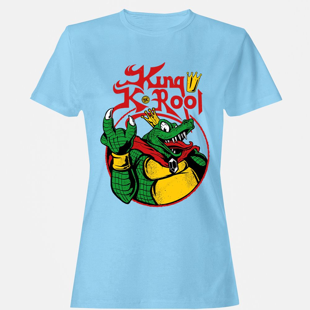 Women's T-Shirt - E1CYF88K - Light Blue - 8