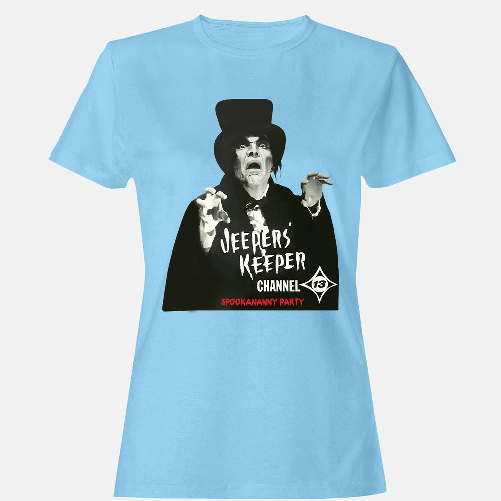 Women's T-Shirt - 2Y8ZCFHU - Light Blue - 8