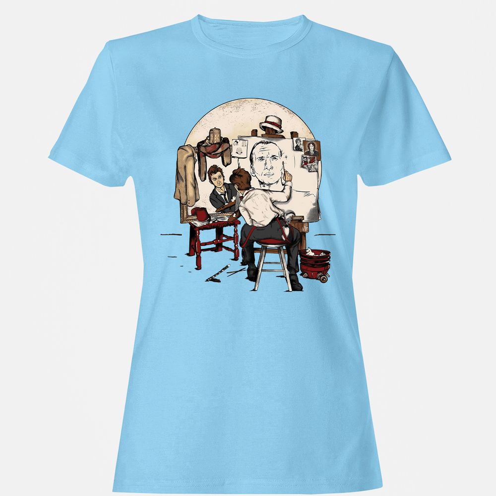 Women's T-Shirt - YNGG6AMJ - Light Blue - 8
