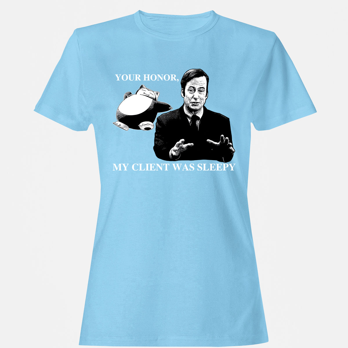 Women's T-Shirt - G6B88W4M - Light Blue - 8