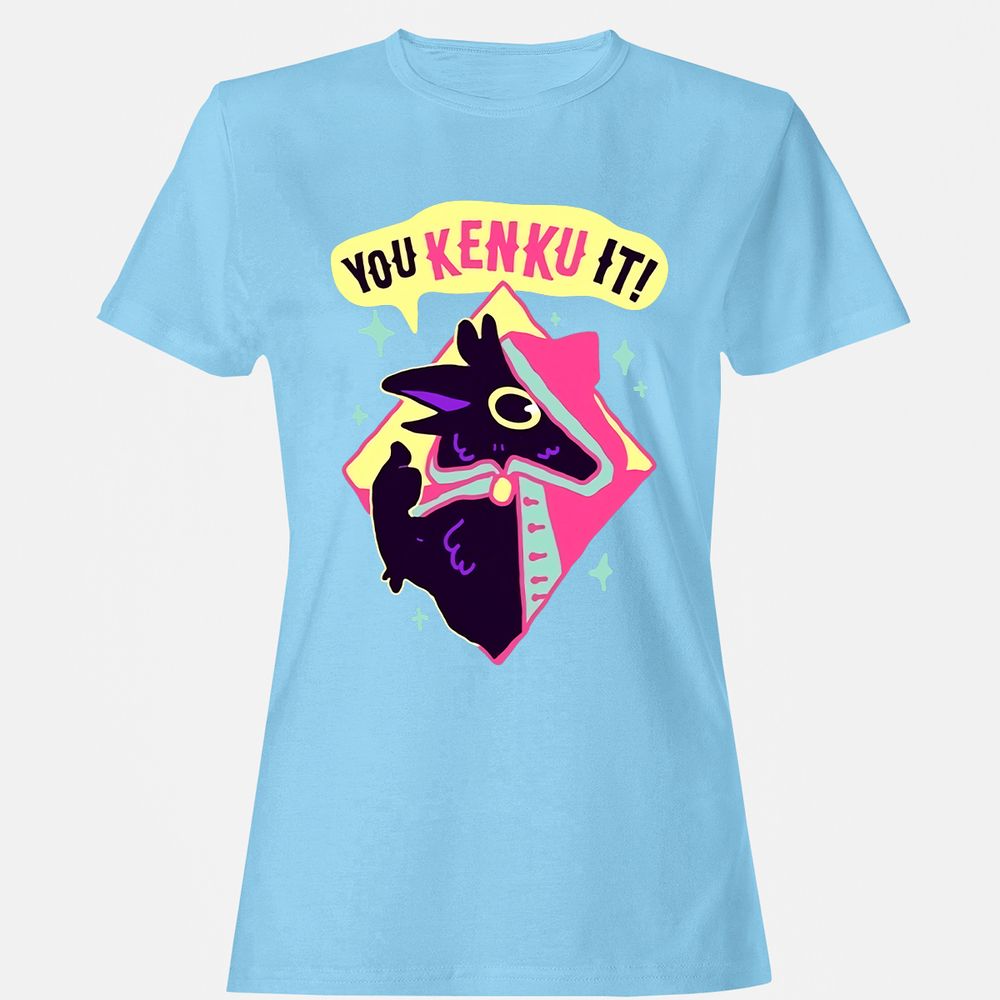 Women's T-Shirt - 9Q5ZTBGV - Light Blue - 8