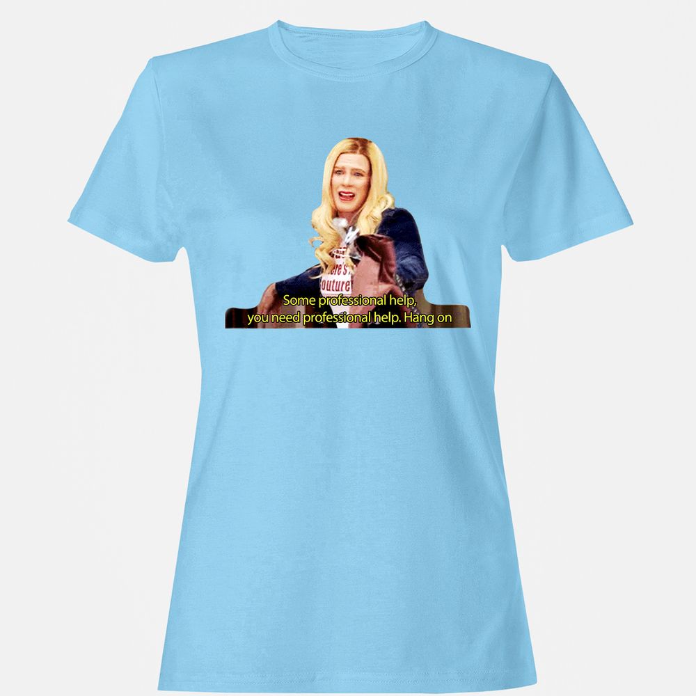 Women's T-Shirt - AEKSZPDJ - Light Blue - 8