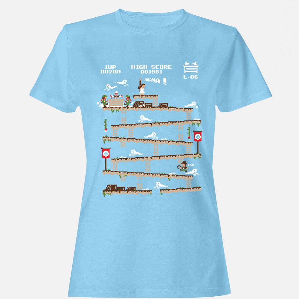 Women's T-Shirt - C2ZMHMT7 - Light Blue - 8