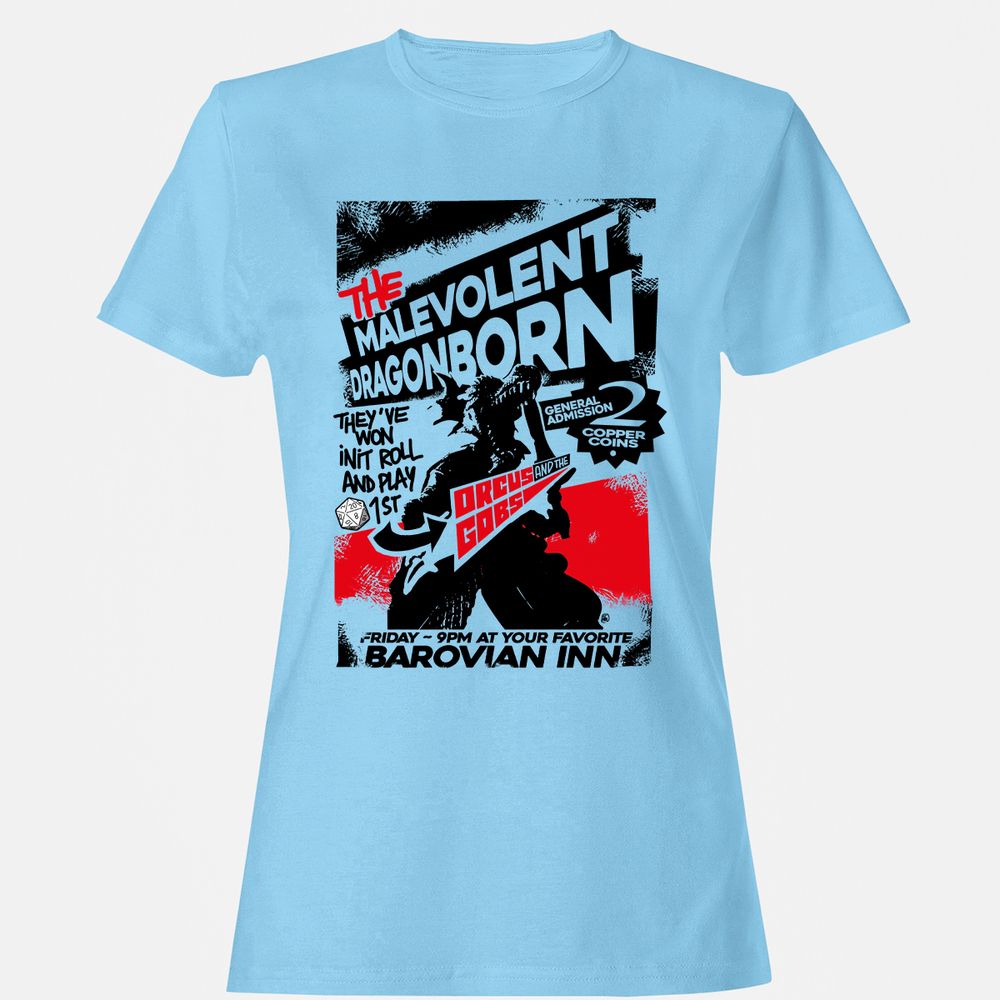 Women's T-Shirt - GBNY8BFQ - Light Blue - 8