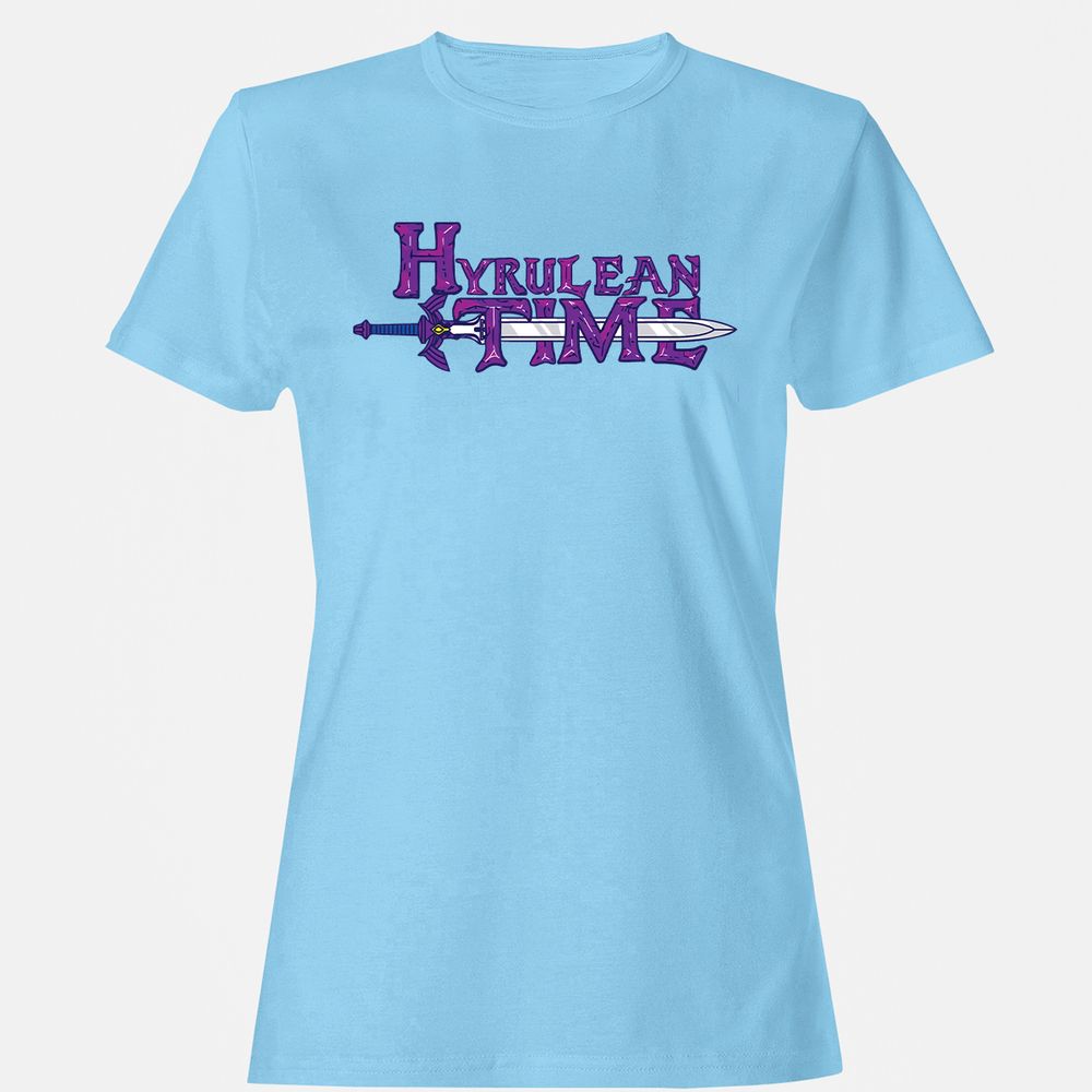 Women's T-Shirt - QJ4EK7AX - Light Blue - 8
