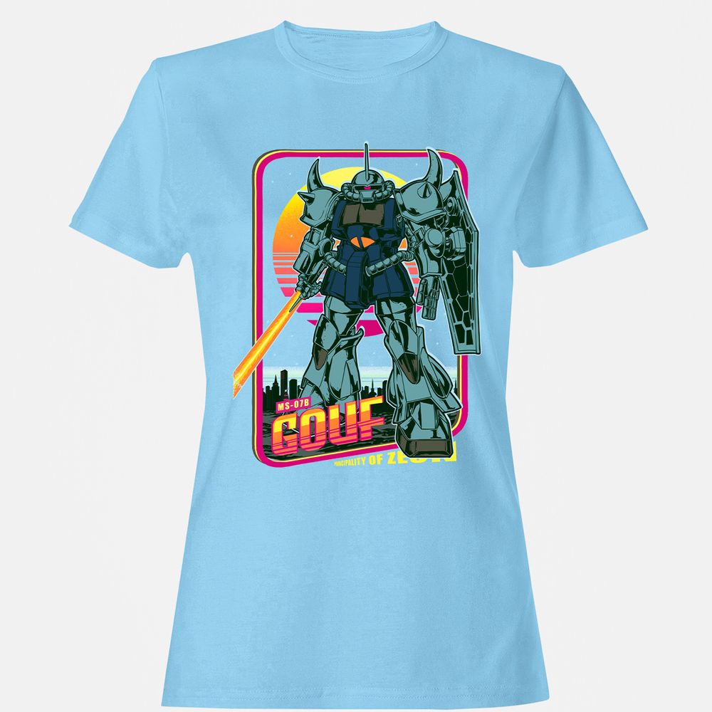 Women's T-Shirt - 9DE5NUQ8 - Light Blue - 8