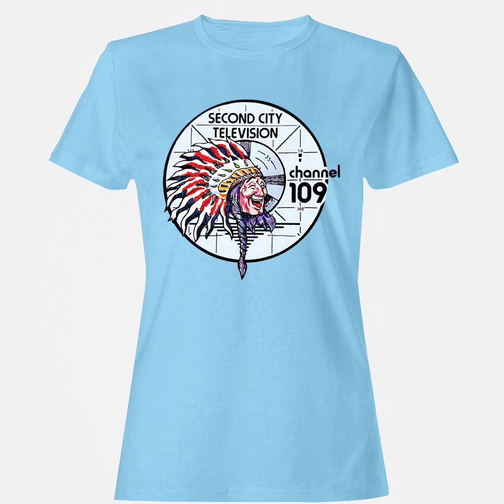 Women's T-Shirt - NAWKMEHY - Light Blue - 8