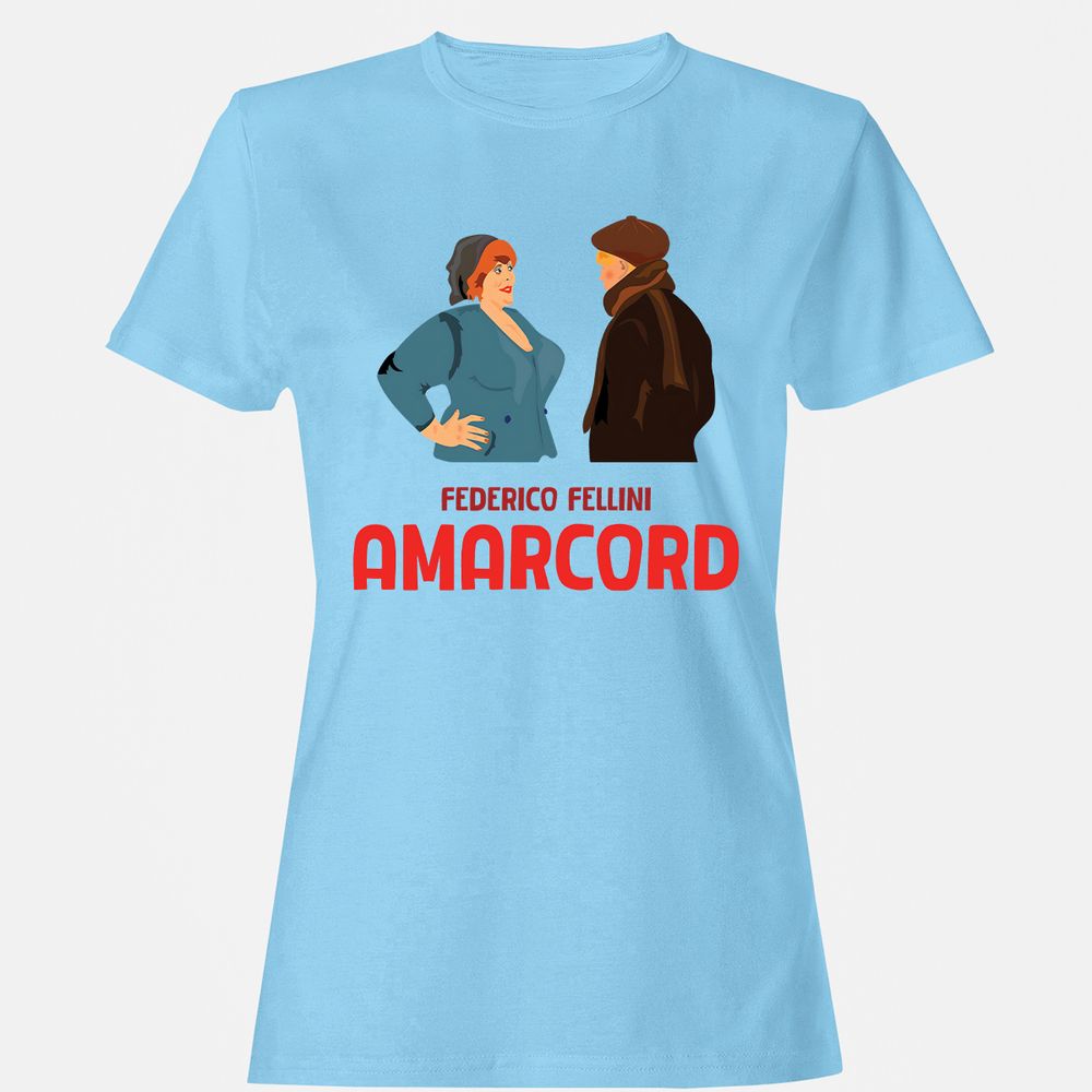Women's T-Shirt - 3QQ1SNUP - Light Blue - 8
