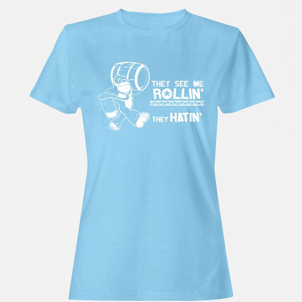 Women's T-Shirt - YAT3PMXA - Light Blue - 8