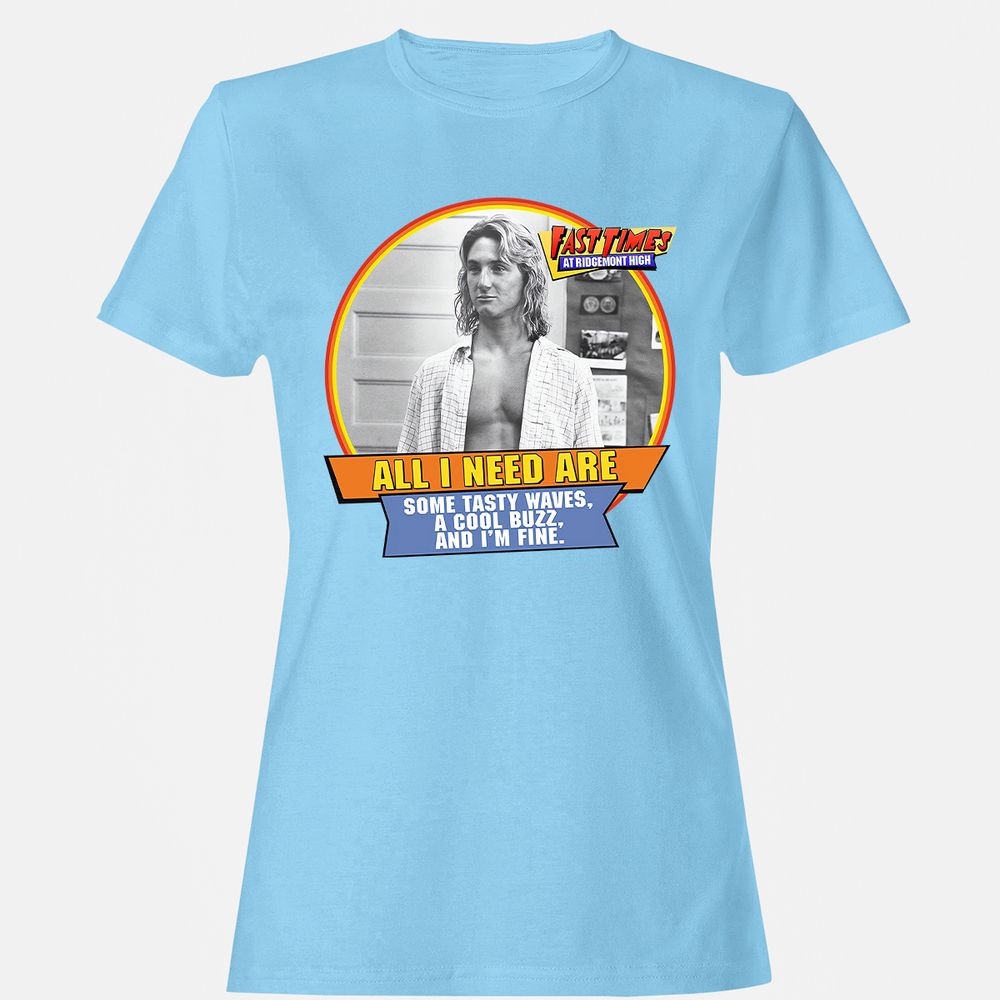 Women's T-Shirt - NPZZJFH6 - Light Blue - 8