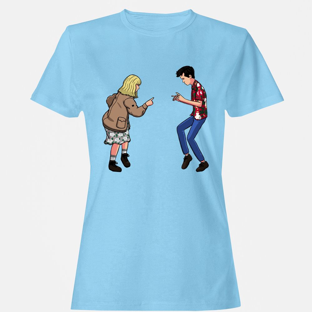 Women's T-Shirt - V34V9ZJ6 - Light Blue - 8
