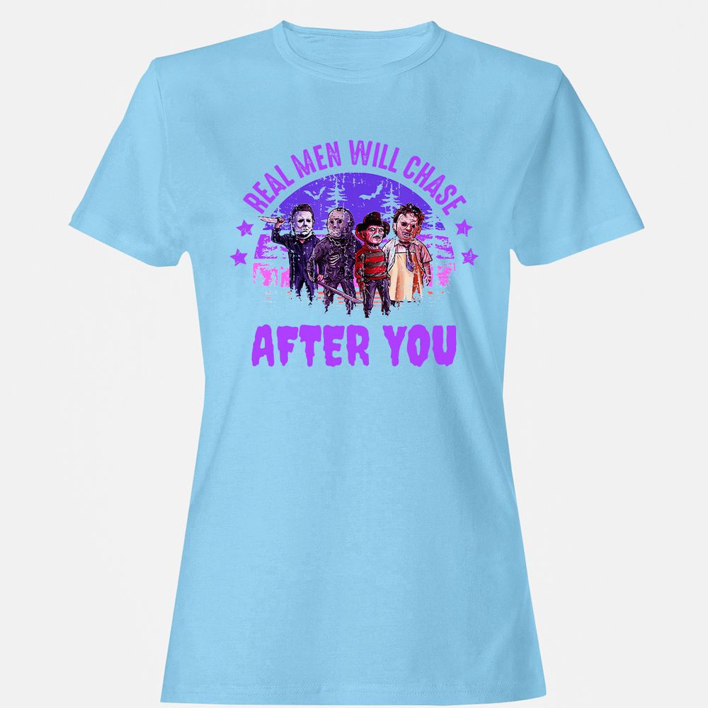 Women's T-Shirt - F5UVZCLX - Light Blue - 8