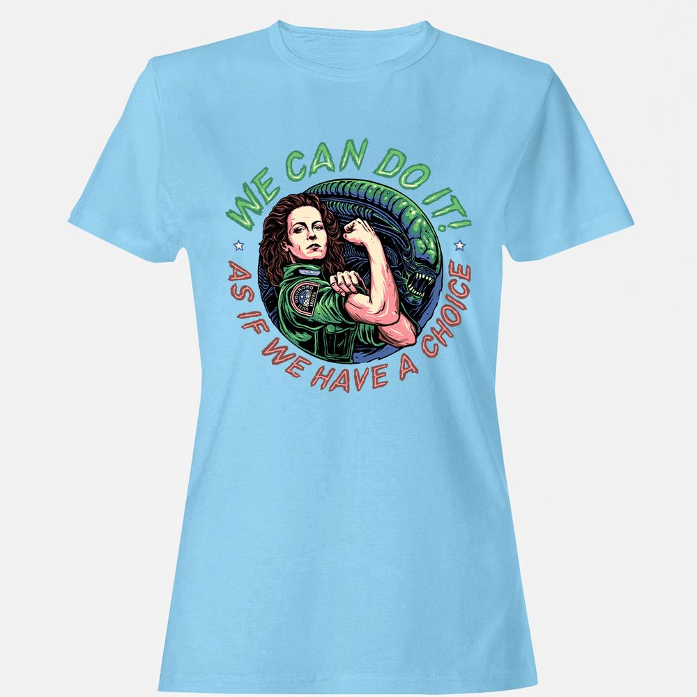 Women's T-Shirt - ZN2NK9M4 - Light Blue - 8