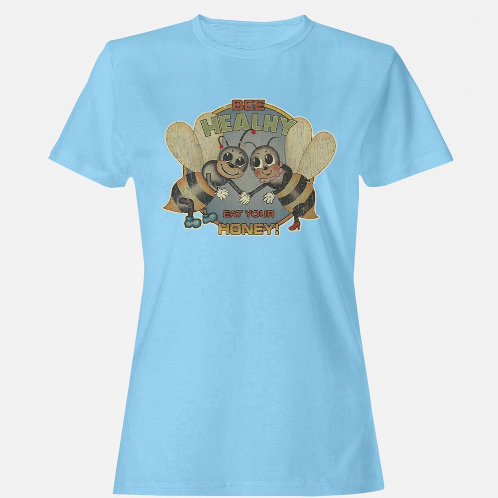 Bee Healthy Eat Your Honey - Light Blue - 8