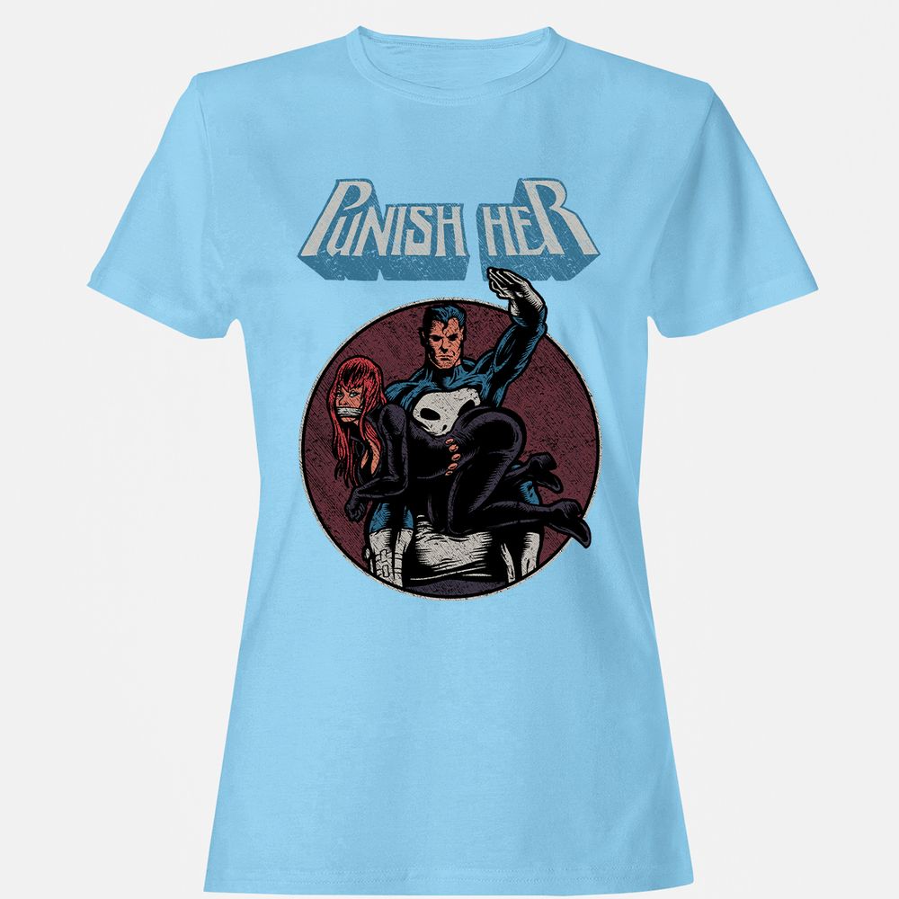 Women's T-Shirt - AGMDHPUN - Light Blue - 8