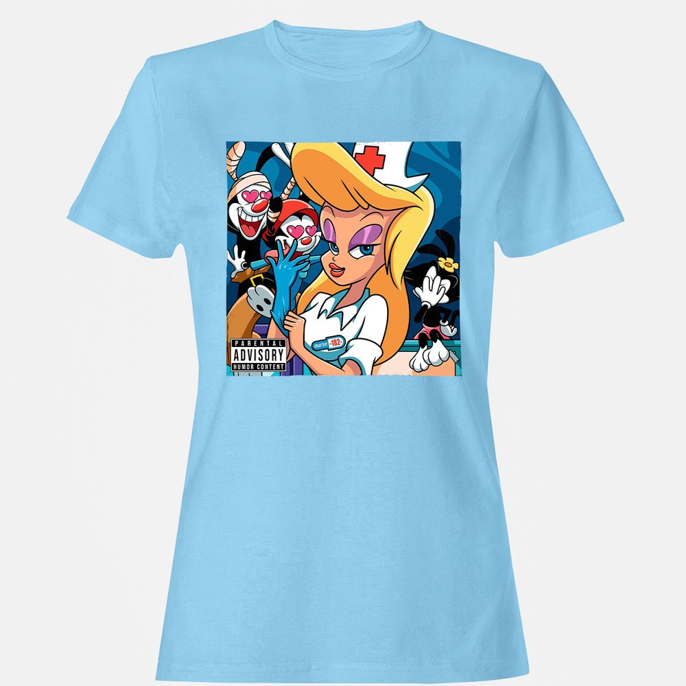 Women's T-Shirt - 7BA1R2C5 - Light Blue - 8