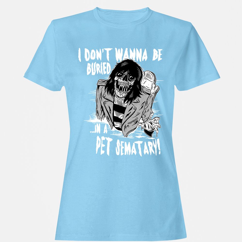 Women's T-Shirt - DWWN3XFA - Light Blue - 8