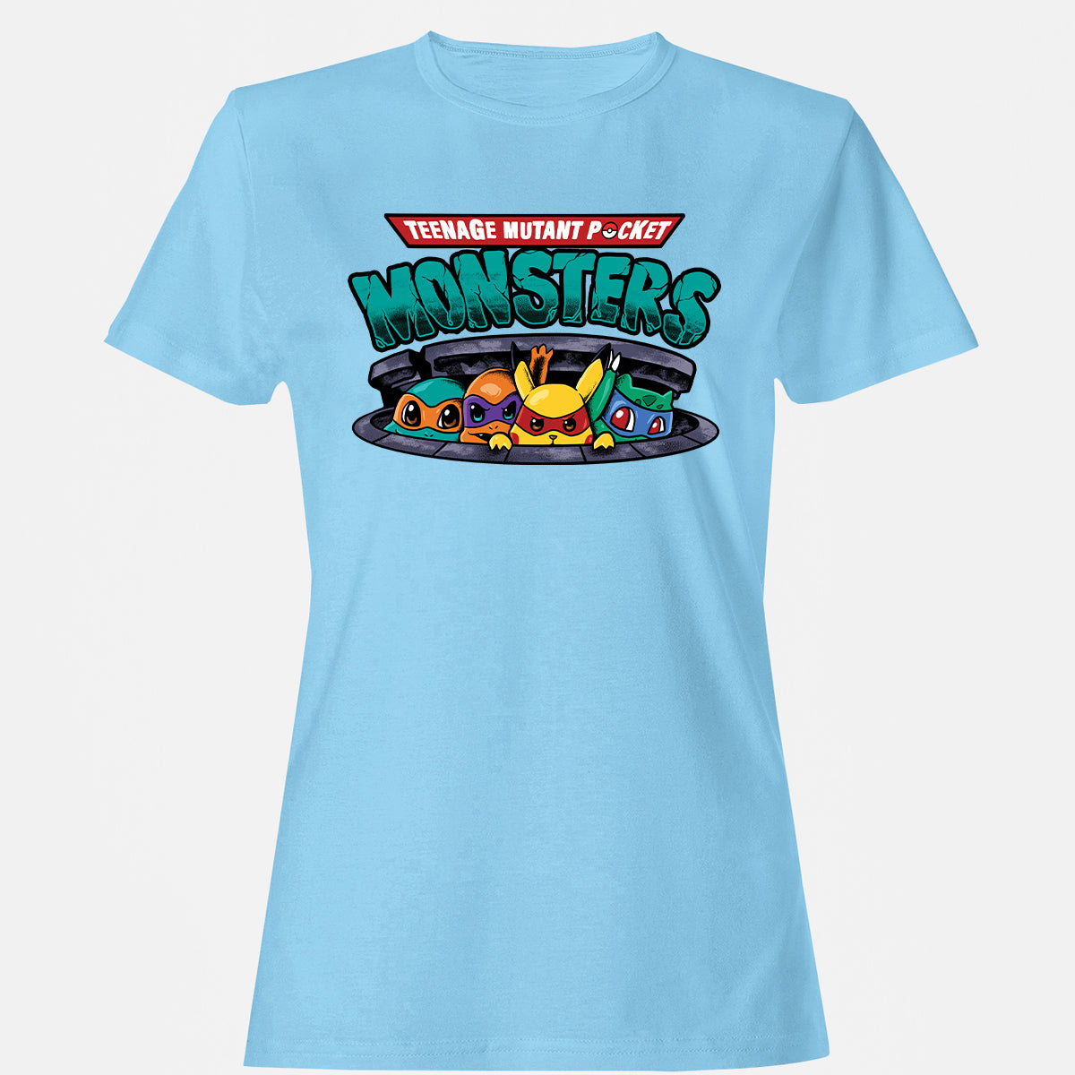 Women's T-Shirt - YMFRGE5Z - Light Blue - 8