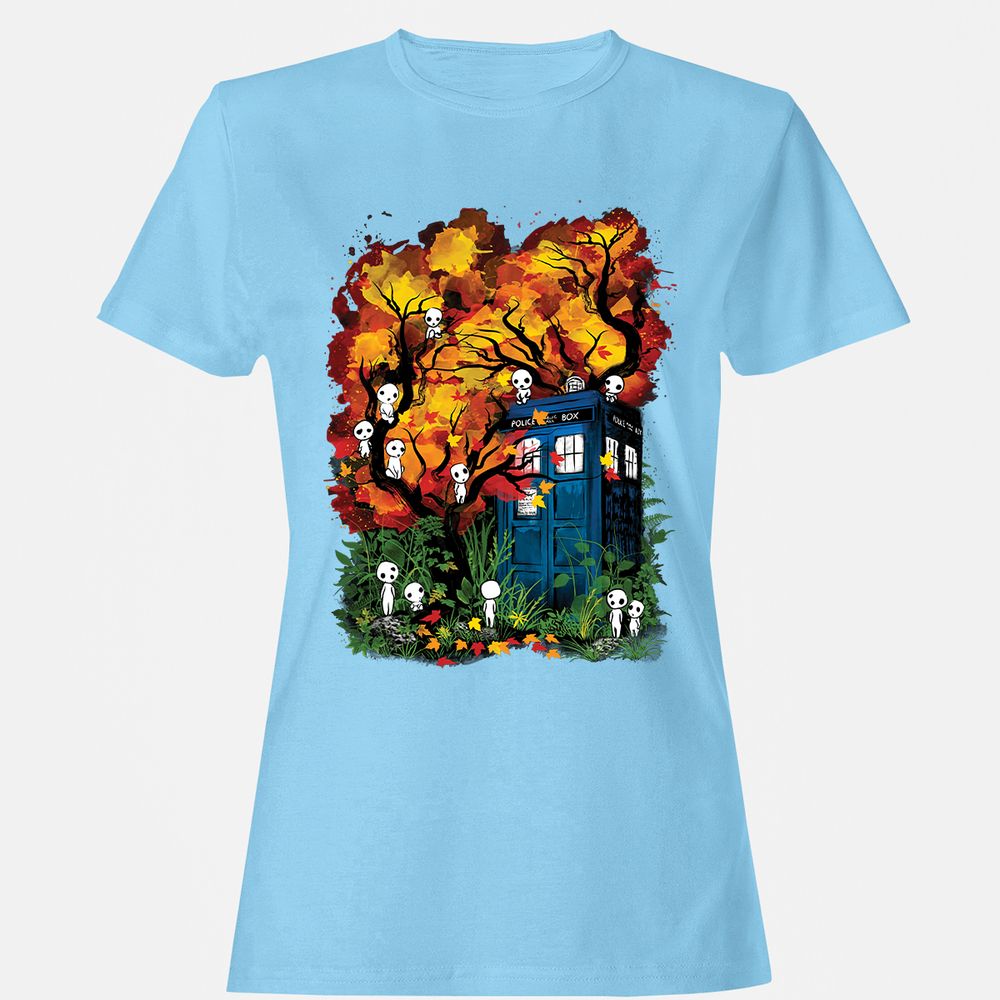 Women's T-Shirt - QP7CRSKD - Light Blue - 8