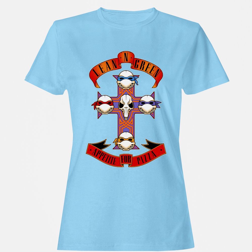 Women's T-Shirt - JFLQ3KQ2 - Light Blue - 8