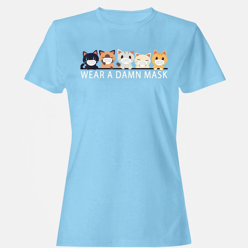 Women's T-Shirt - KTXJXDWX - Light Blue - 8