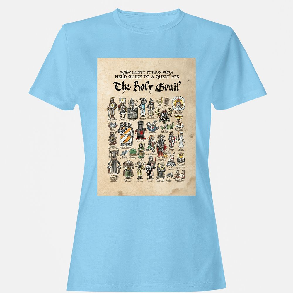 Women's T-Shirt - K3RD7LX6 - Light Blue - 8