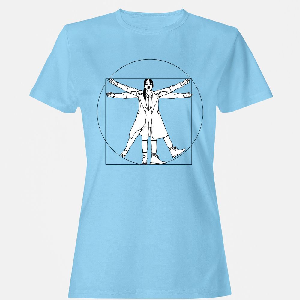 Vitruvian Philomena Cunk - Cunk on Earth - Light Blue - 8