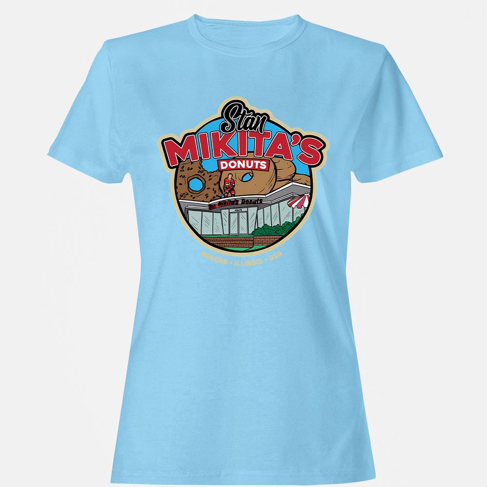 Women's T-Shirt - H3CEQLXD - Light Blue - 8