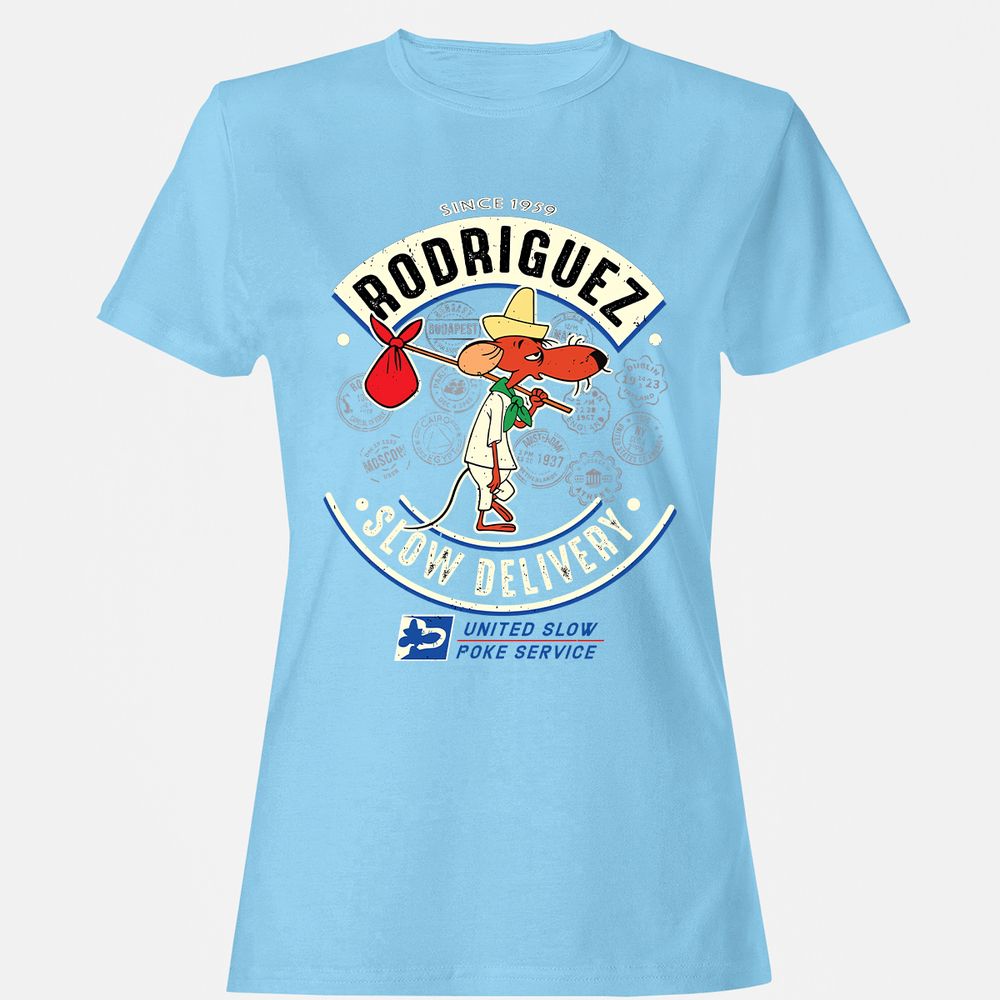 Women's T-Shirt - S36XDWY7 - Light Blue - 8