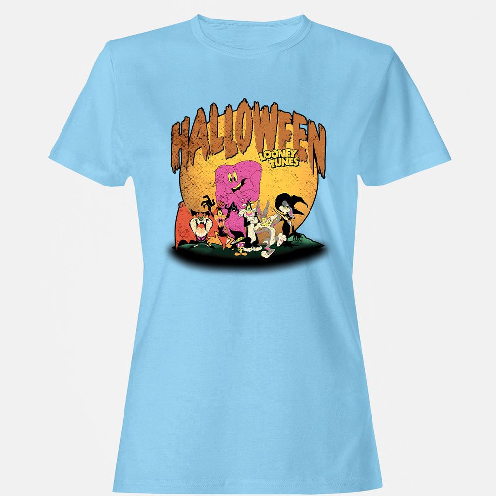 Women's T-Shirt - SCRTQPU5 - Light Blue - 8