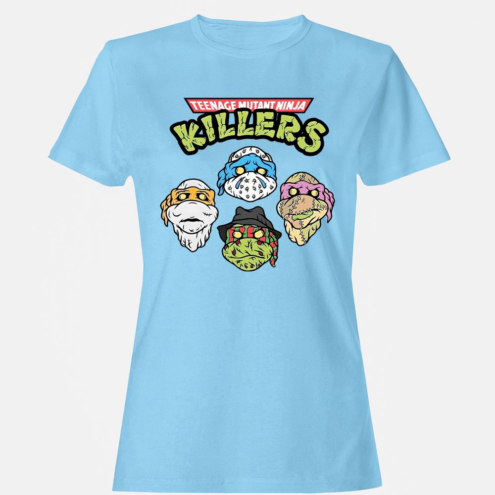 Women's T-Shirt - F5L8XYLC - Light Blue - 8