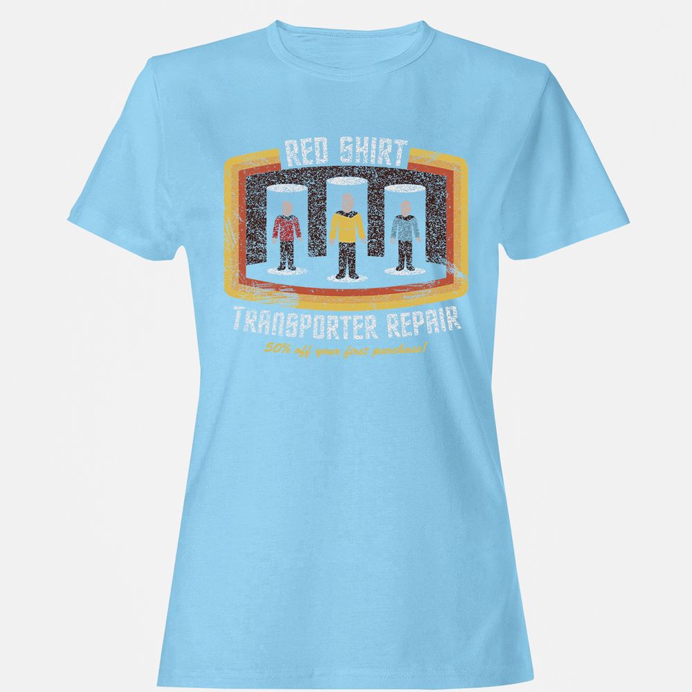 Women's T-Shirt - YLA7D5RA - Light Blue - 8