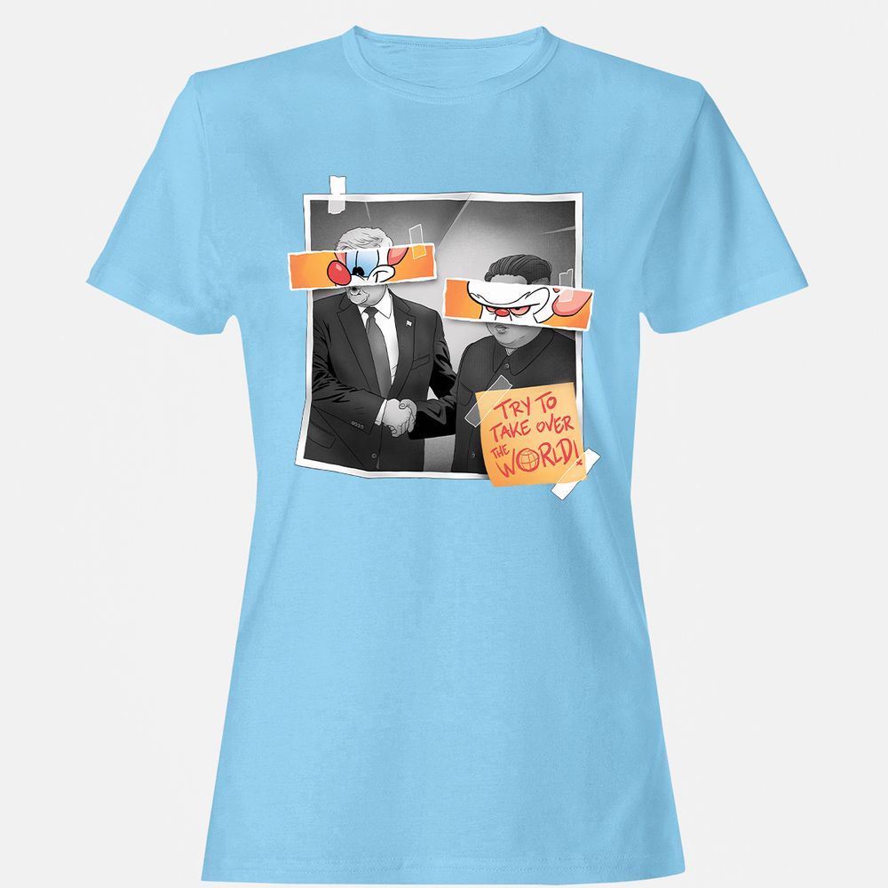 Women's T-Shirt - NHL3J7PQ - Light Blue - 8