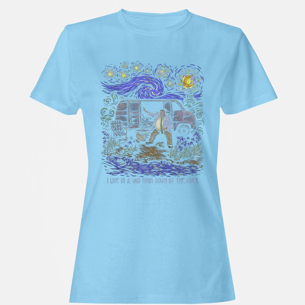 Women's T-Shirt - DC1RVEKU - Light Blue - 8