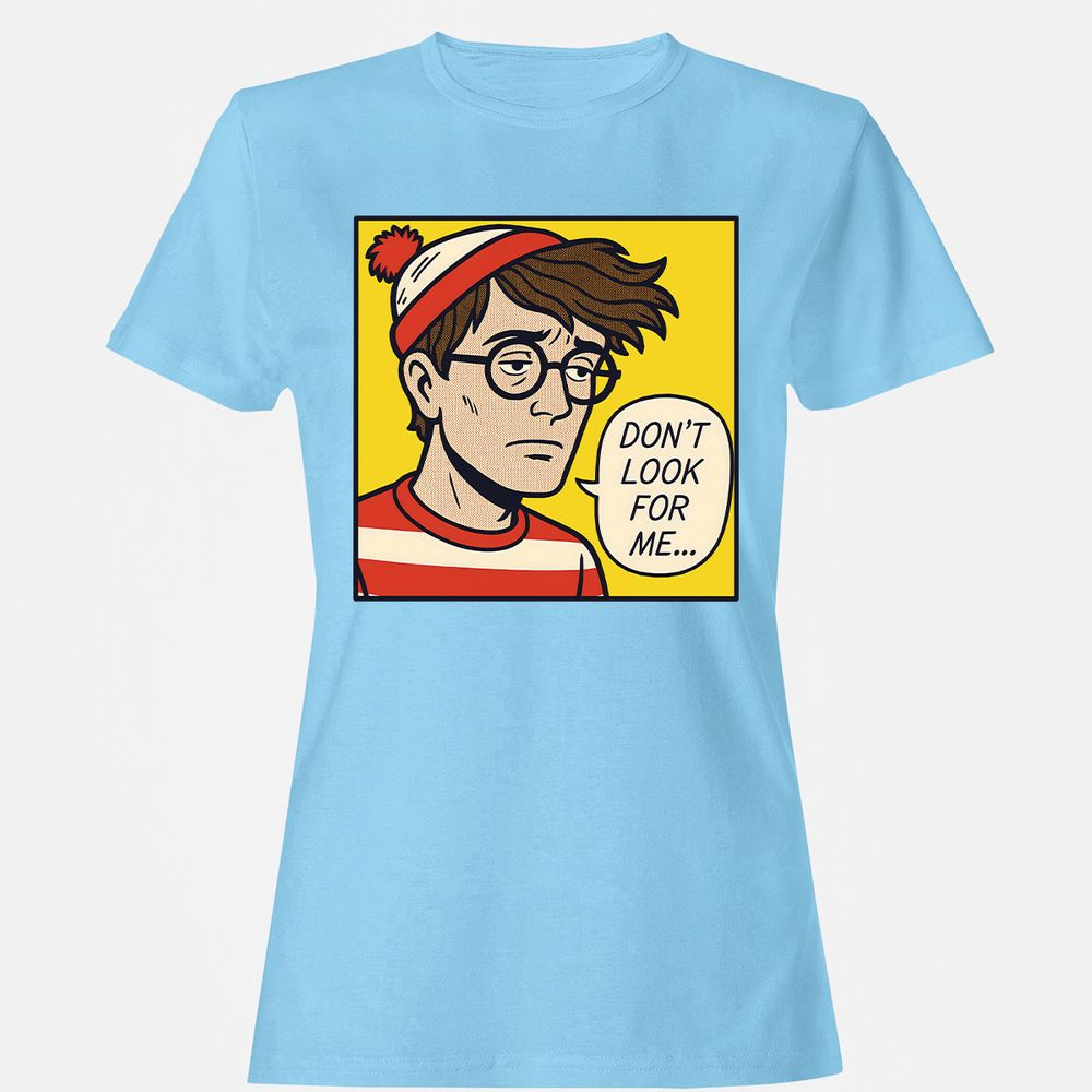 Women's T-Shirt - PK5Y84BU - Light Blue - 8